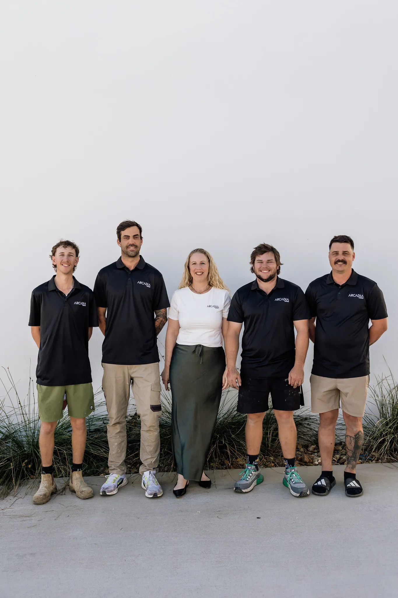 Members of the Arcadia Homes team