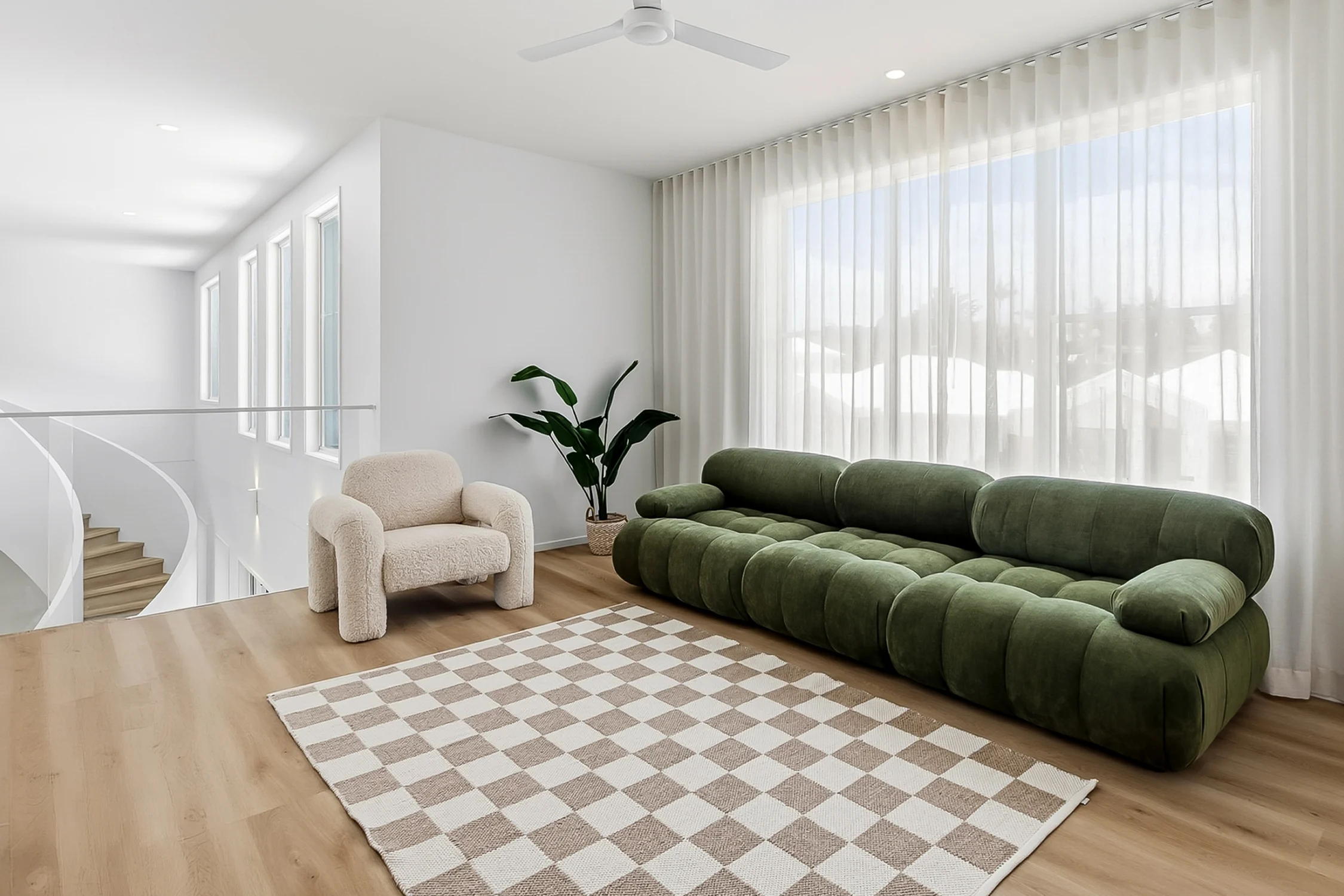 A light-filled custom living space