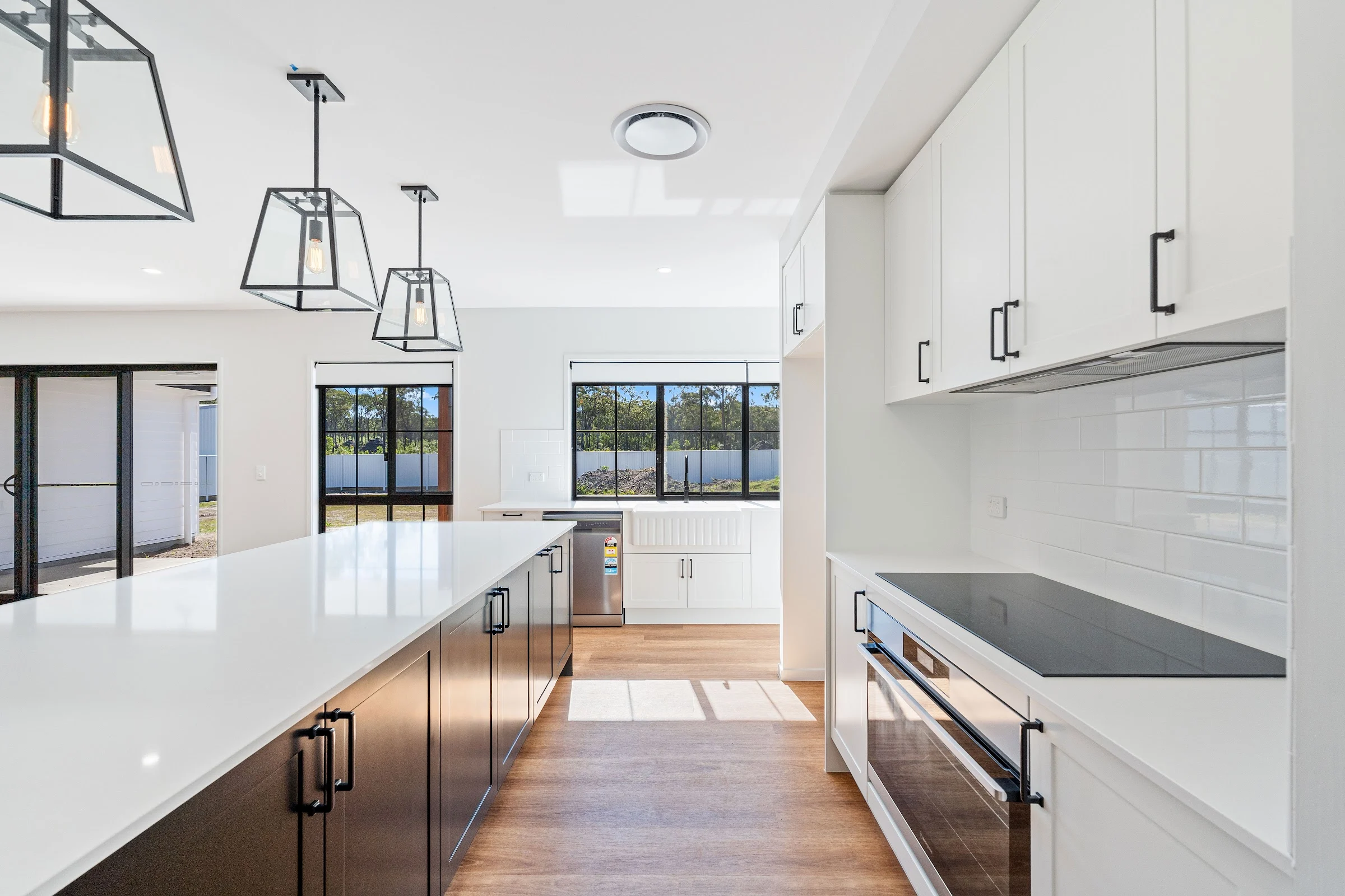 Bright kitchen in a single storey Arcadia home
