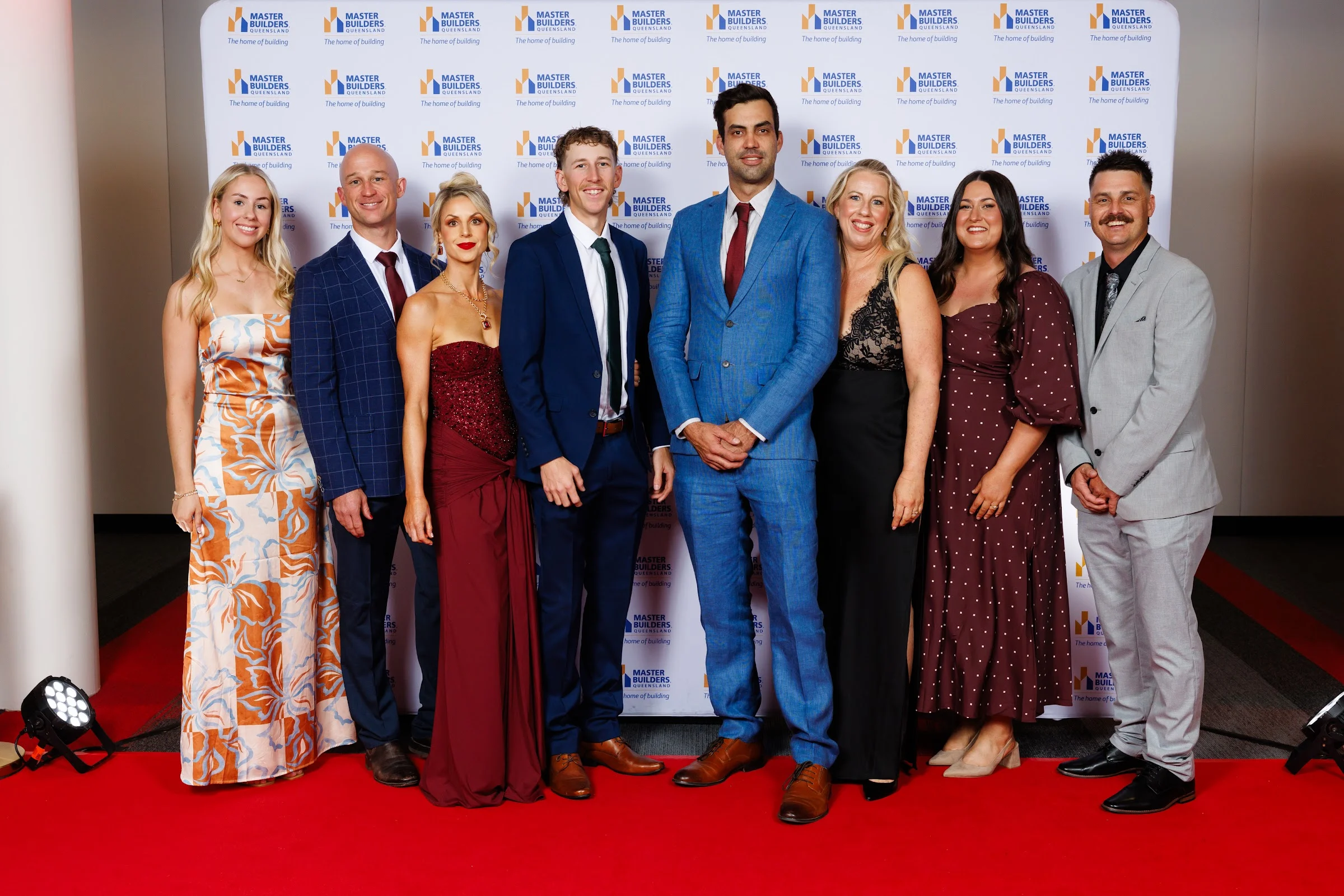 The Arcadia Homes team at the Master Builders awards